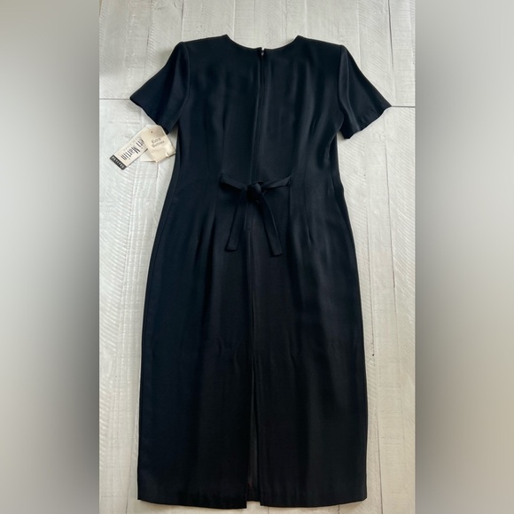 Vintage 90’s Y2KWitchy Goth NWT black maxi dress with embroidery and buttons 12 - Picture 2 of 10